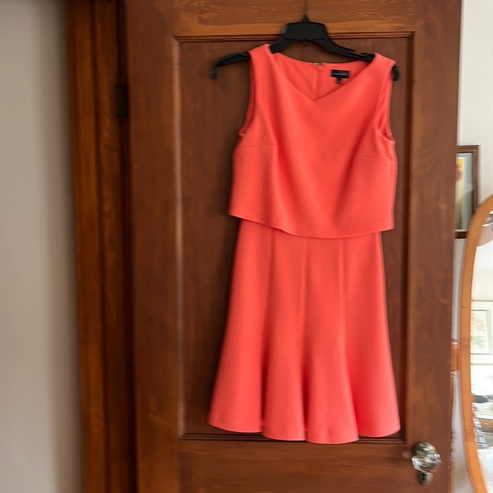 Salmon summer dress